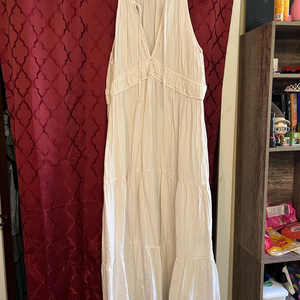 Old Navy White Maxi Dress